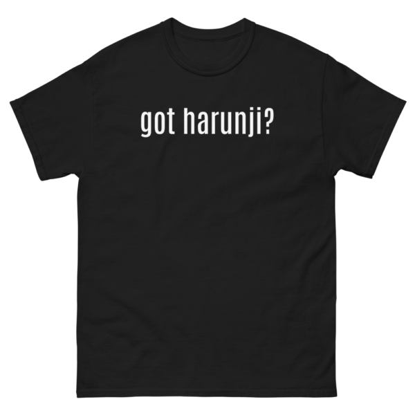 Got Harunji? Black Tee - Image 2