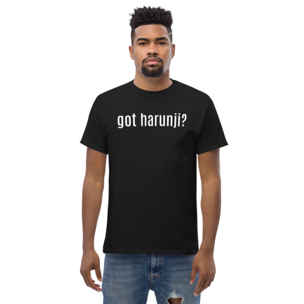 Got Harunji? Black Tee - Image 4