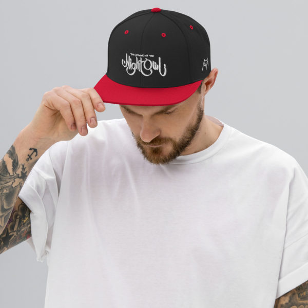 Legend of the Night Owl Title Snapback Hat - Image 4