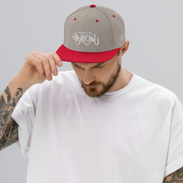 Legend of the Night Owl Title Snapback Hat - Image 6