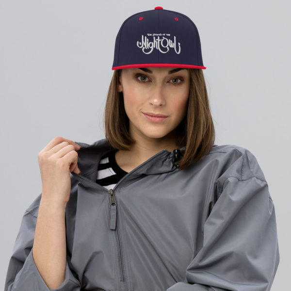 Legend of the Night Owl Title Snapback Hat - Image 2