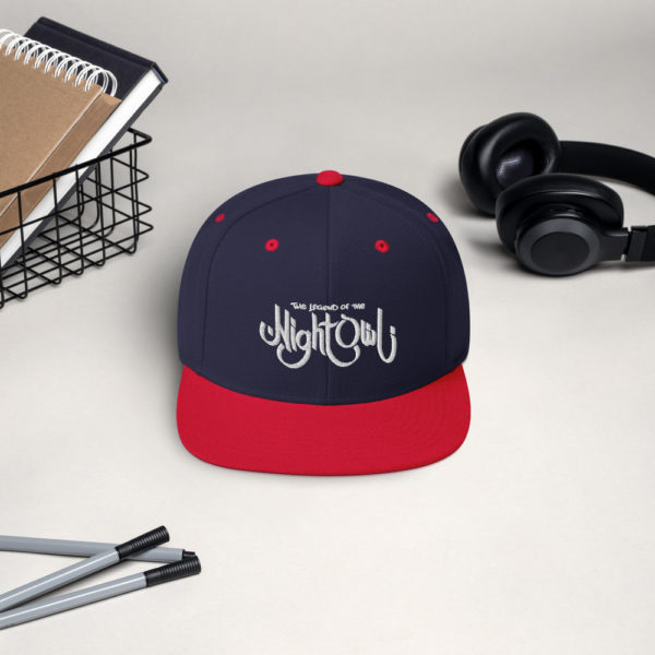 Legend of the Night Owl Title Snapback Hat - Image 3