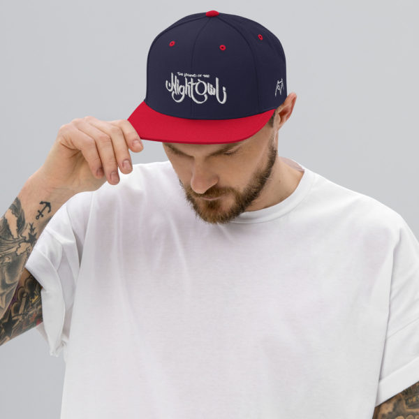 Legend of the Night Owl Title Snapback Hat - Image 5