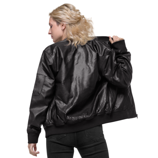 Condrey Bootprint Leather Bomber Jacket - Image 9