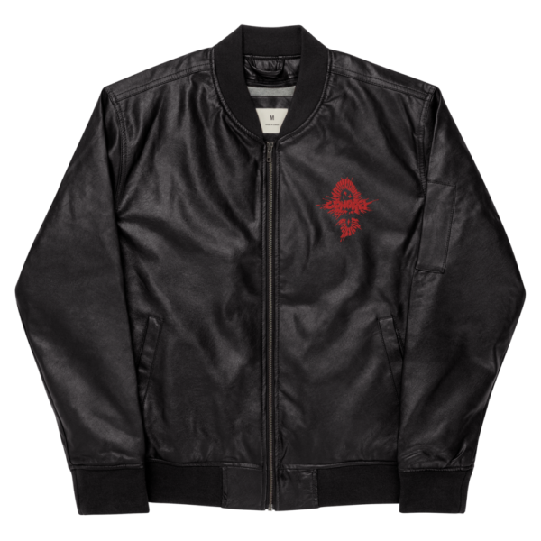 Condrey Bootprint Leather Bomber Jacket - Image 2