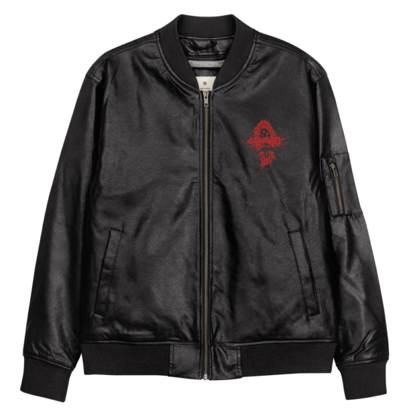 Condrey Bootprint Leather Bomber Jacket - Image 3