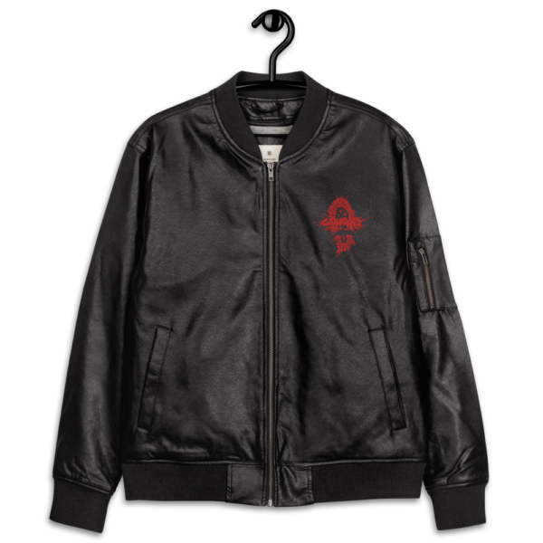 Condrey Bootprint Leather Bomber Jacket - Image 4