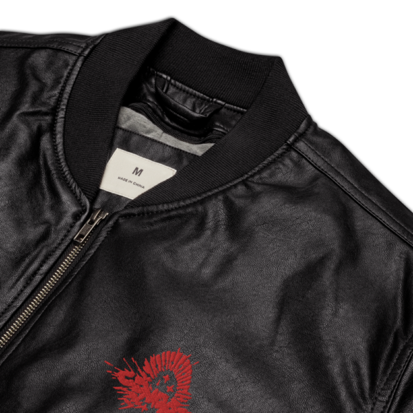 Condrey Bootprint Leather Bomber Jacket - Image 5