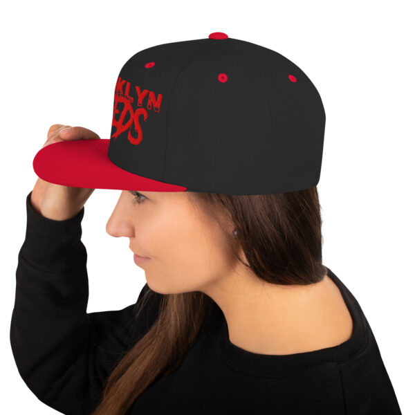Brooklyn Bleeds Snapback Hat - Image 3