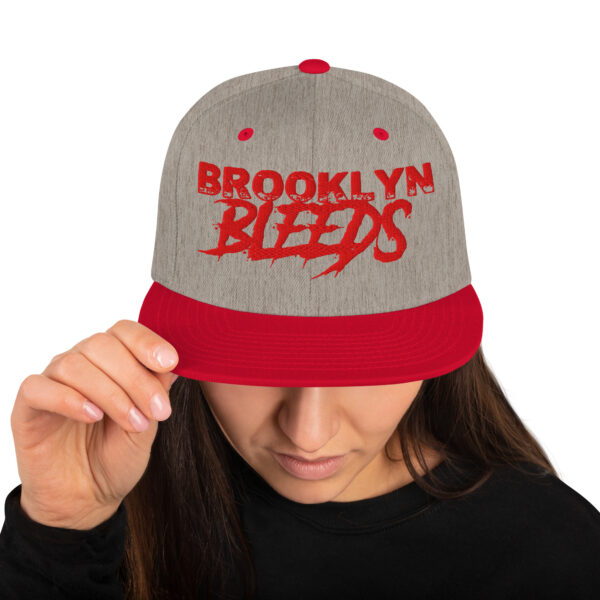 Brooklyn Bleeds Snapback Hat - Image 5