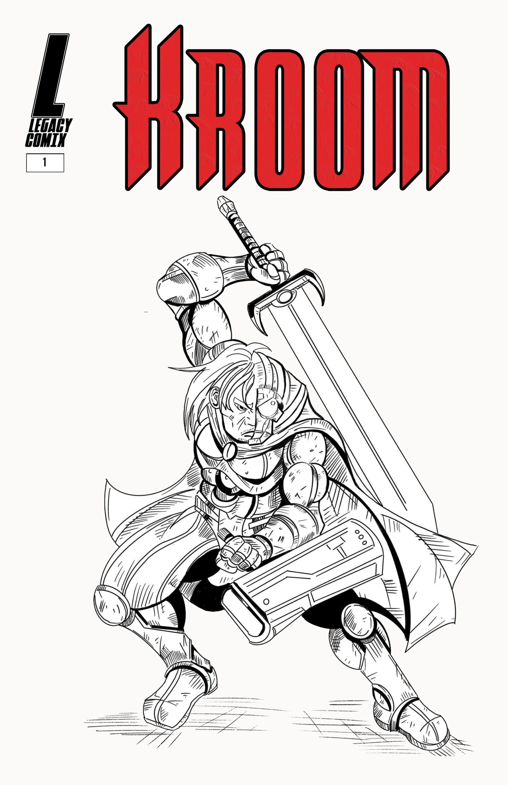 KROOM #1 CORY BYRD B&W VARIANT (Digital)